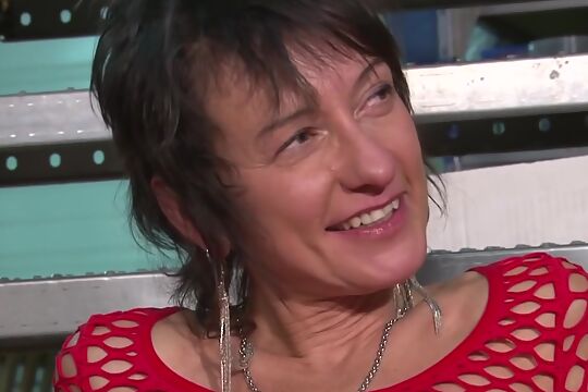  XXX - La France A Poil - Busty Mature In Fishnet Anal Pounded